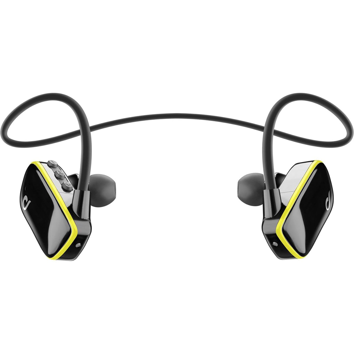 Cellularline Flipper - Bezvadu Bluetooth austiņas, ūdensizturīgas, ar integrētu atmiņu, melnā krāsā.