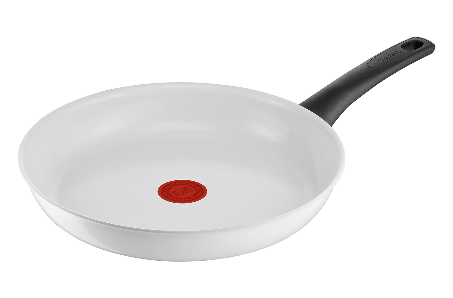 Tefal Ceramic Control 28 cm panna - indukcijai, droša keramikas virsma, Thermo-Signal, viegla tīrīšana, balta, C41706