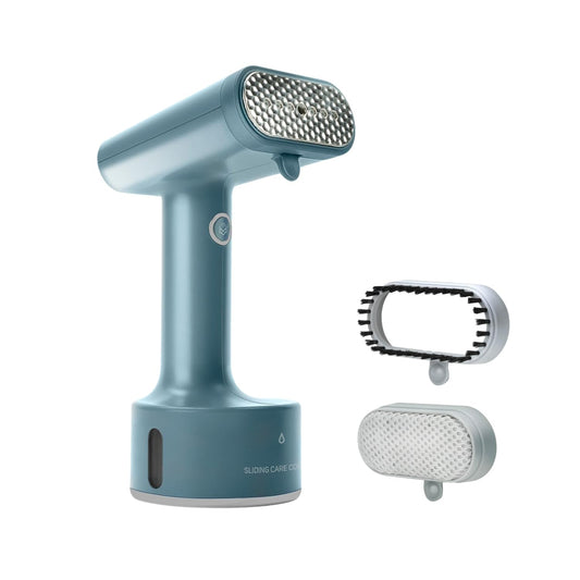 Taurus Sliding Care Compact - 1600W stainless steel travel steam iron with vertical steam, portable, blue