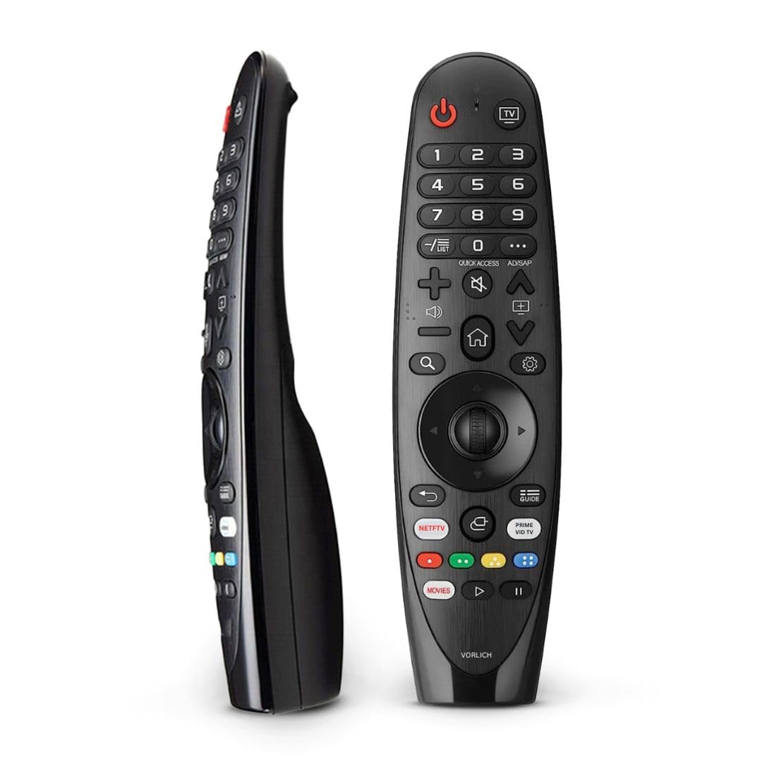 Vorlich® Universālā LG Magic tālvadības pults, saderīga ar visiem LG Smart TV modeļiem (bez balss vadības vai rādītāja funkcijas)