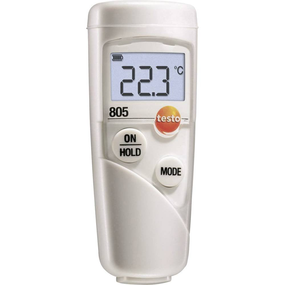 Infrasarkanais termometrs testo 805, 0563 8051 ar aizsargapvalku bezkontakta virsmas temperatūras mērīšanai