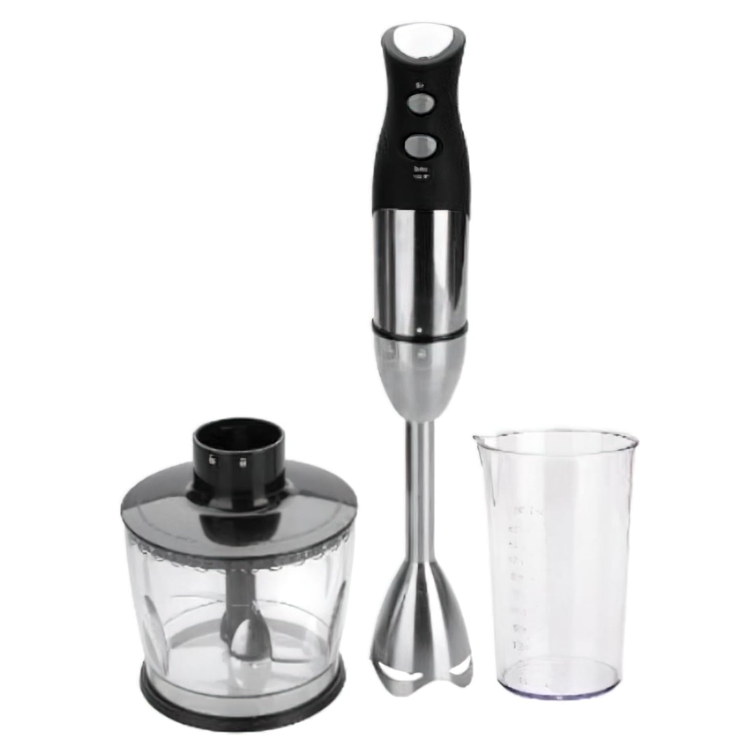 Lacor Brazo Batidor+Picador Elektriskais 700W 61671 Elektriskais putotājs ar smalcinātāju un 500 ml krūzi, 700 W, nerūsējošais tērauds, melns