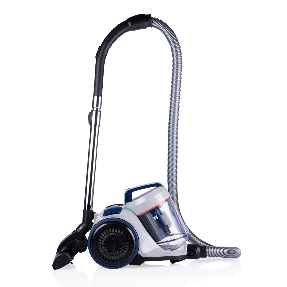Dirt Devil DD2505 - 800W bagless vacuum, HEPA 12 filter, 7.5M reach, includes combo brush, retractable brush, 2.5L dustbin, 4.7KG, blue