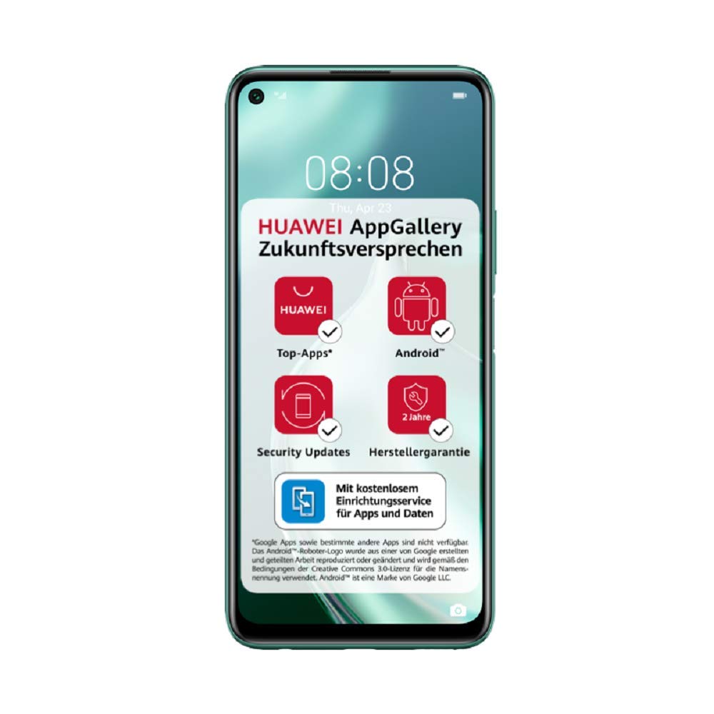 HUAWEI nova 8i - 6.67" display, 66W fast charging, 64MP quad AI camera, 6GB RAM, 128GB storage, Starry Black, German version