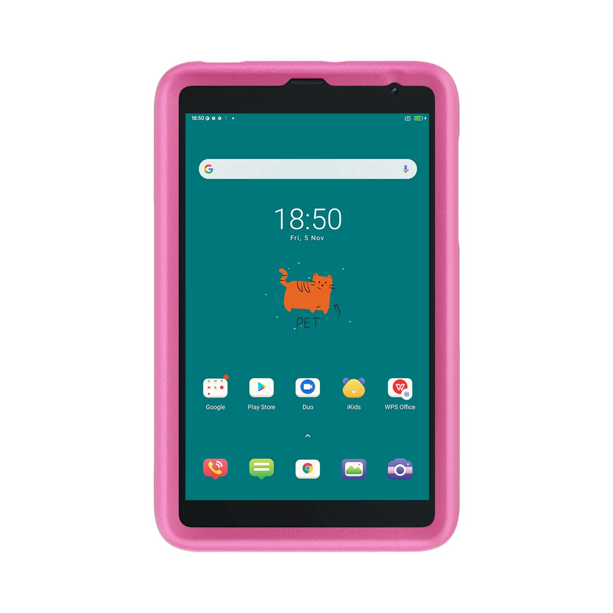 1. Blackview Tab 6 Kids - 4G skārienekrāna planšetdators bērniem - 8" HD+ displejs - 3GB + 32GB - Iebūvēta bērnu aizsardzība ar acu aizsardzību - Izturīgs un triecienizturīgs, ar apvalku - Android - Eiropas versija - Rozā