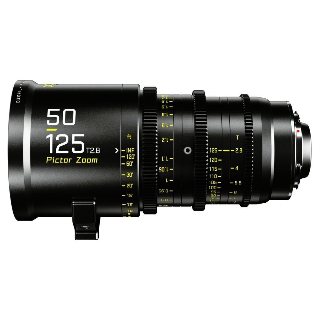 DZOFILM Cine Lens Pictor Zoom 50-125 T2.8 melns PL/EF stiprinājumam (S35)