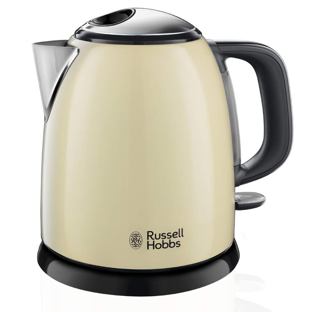 Russell Hobbs ūdens vārītājs - 1,0l, 2400W, ātrā vārīšana, izņemams filtrs, ūdens līmeņa indikators, ceļojumu dizains