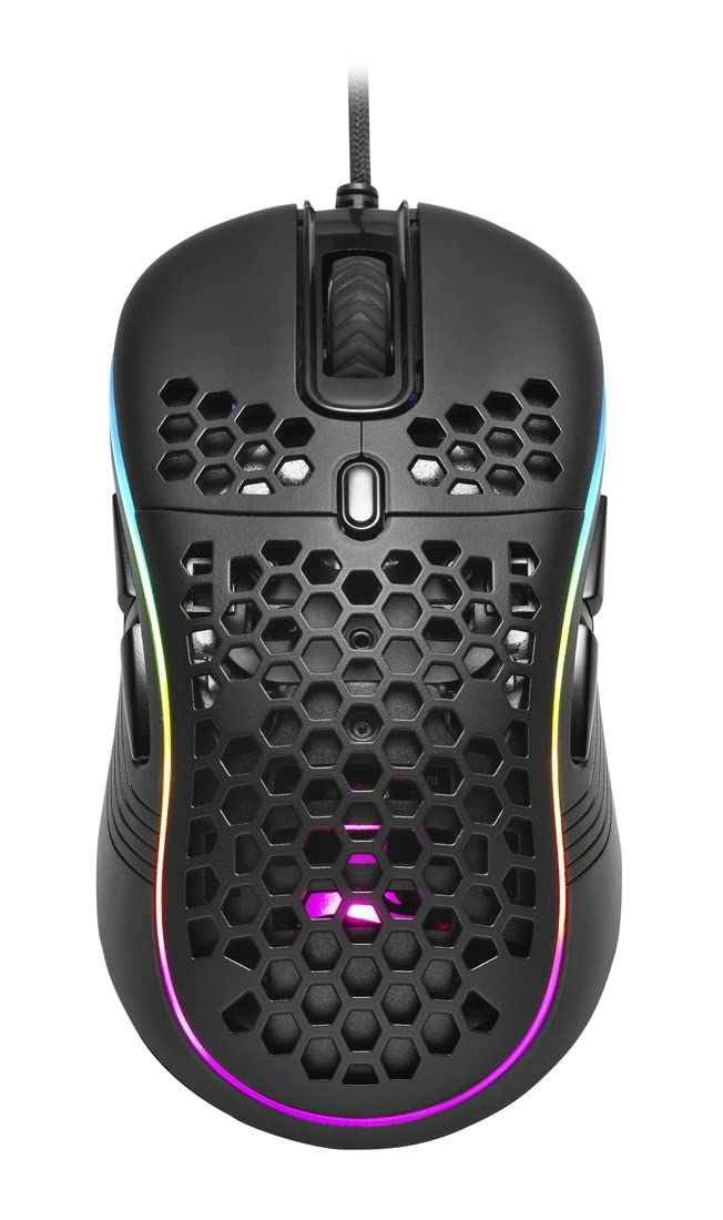 Sharkoon Light² S - RGB gaming mouse with lightweight design, customizable buttons, and high-precision sensor.