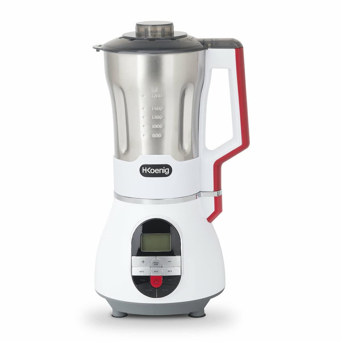 H.KOENIG MXC36 - 1.7L zupas pagatavotājs, mikseris, ledus smalcinātājs, 900W, nerūsējošā tērauda korpuss