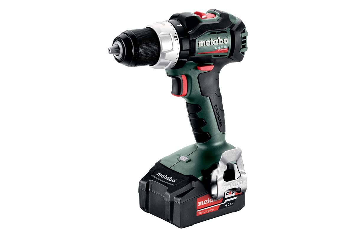 Metabo akumulatora skrūvgriezis BS 18 LT BL 18V - bezsuku, 2 CAS Li-Power akumulatori, lādētājs, transporta koferis