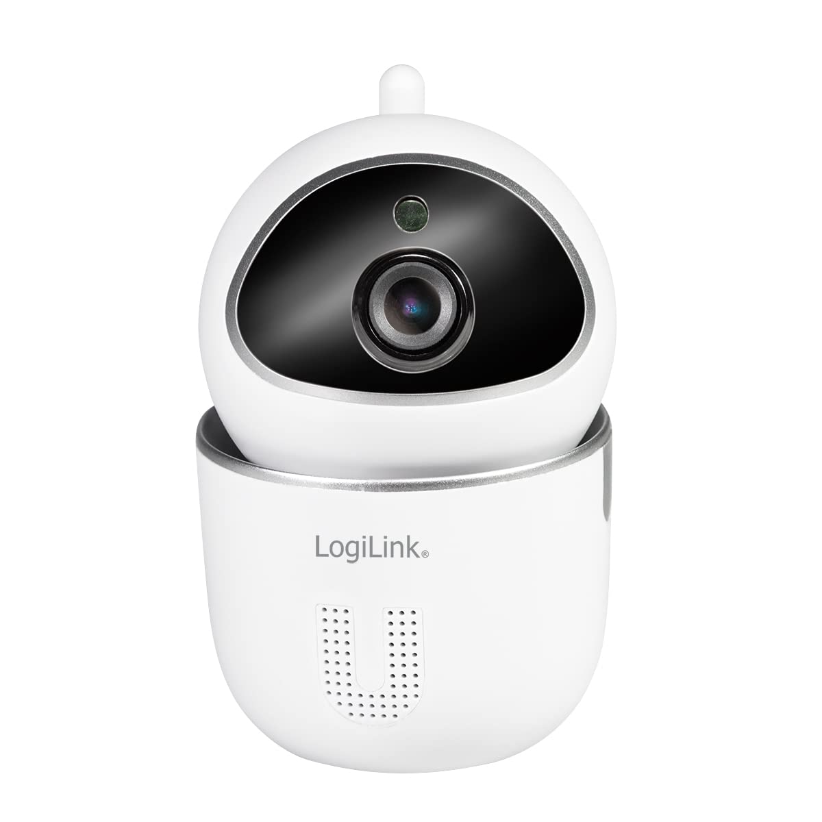LogiLink SH0117 - Wi-Fi viedā mājas IP kamera, pagriežama un slīpuma regulēšana, divvirzienu audio, vadāma caur lietotni, IP20, Tuya saderīga, atbalsta Amazon Alexa un Google Home.