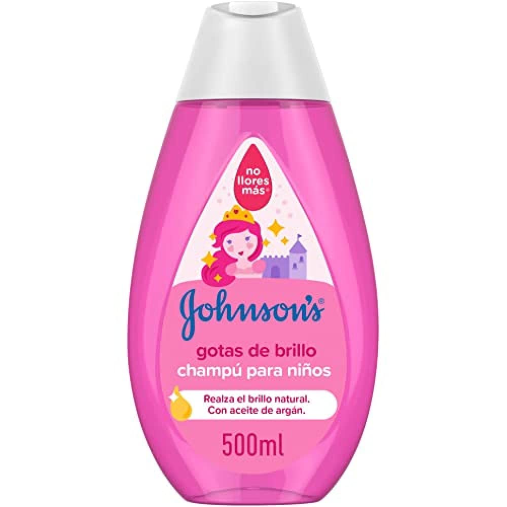 Bērnu šampūns Johnson's Baby, maigs mirdzuma šampūns ar argāna eļļu
