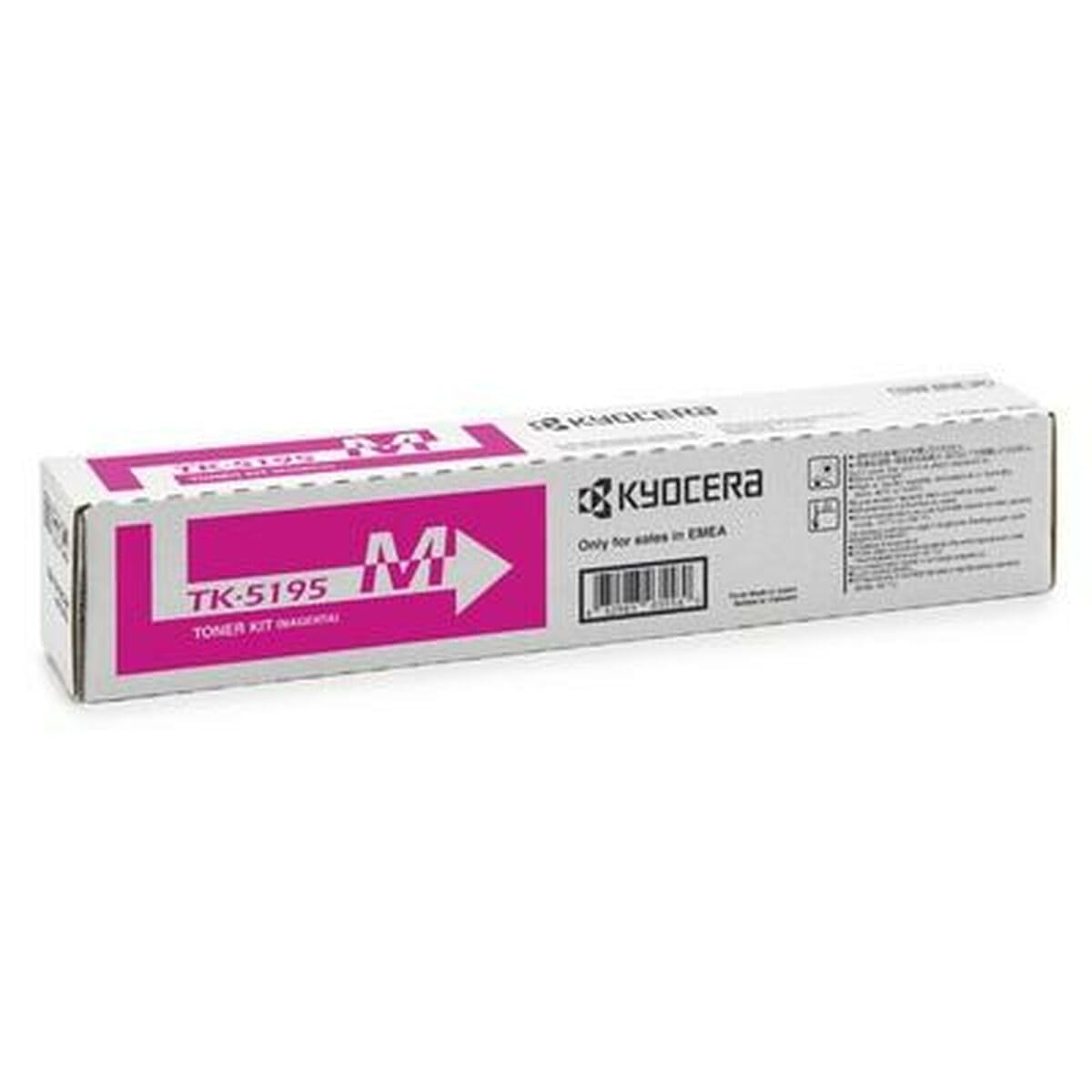 KYOCERA TK-5195M Toner Cartridge - Original Magenta, high-quality print, compatible with select KYOCERA printers.