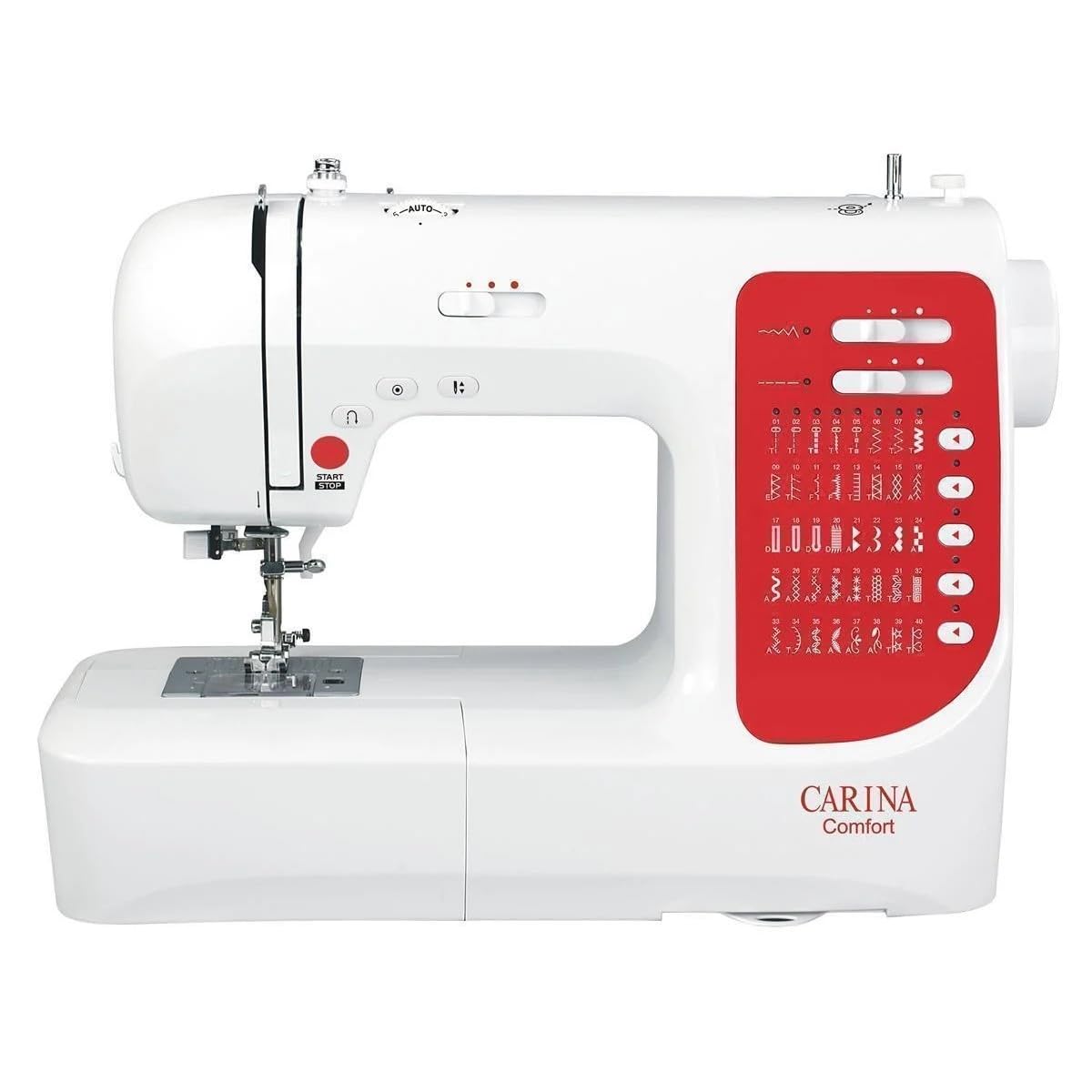 Šujmašīna Carina Comfort 2.1 by Fischer das Original, datorizēta šujmašīna iesācējiem, pieredzējušiem un profesionāļiem, brīvais roks, LED šujlampiņa