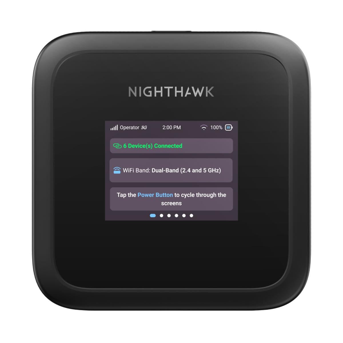 NETGEAR Nighthawk M3 – 5G maršrutētājs SIM karte, mobilais WLAN maršrutētājs | līdz 2,5 GBit/s – SIM slots atbloķēts – pārnēsājams WLAN karstais punkts – 5G un 4G MiFi, līdz 32 ierīcēm (MH3150)