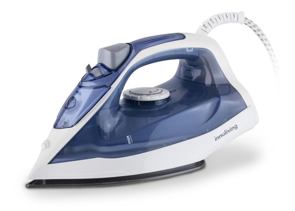 Innoliving INN-678 tvaika gludeklis - 1800 W, regulējama temperatūras kontrole, jaudīga tvaika strūkla, nelīpoša virsma