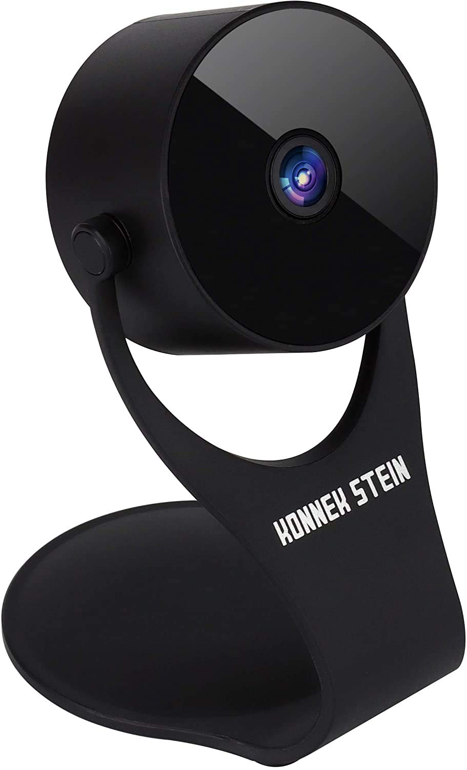 Konnek Stein drošības kamera 1080p HD iekštelpu bezvadu viedā mājas kamera ar nakts redzamību, divvirzienu audio, darbojas ar Alexa asistentu, melna