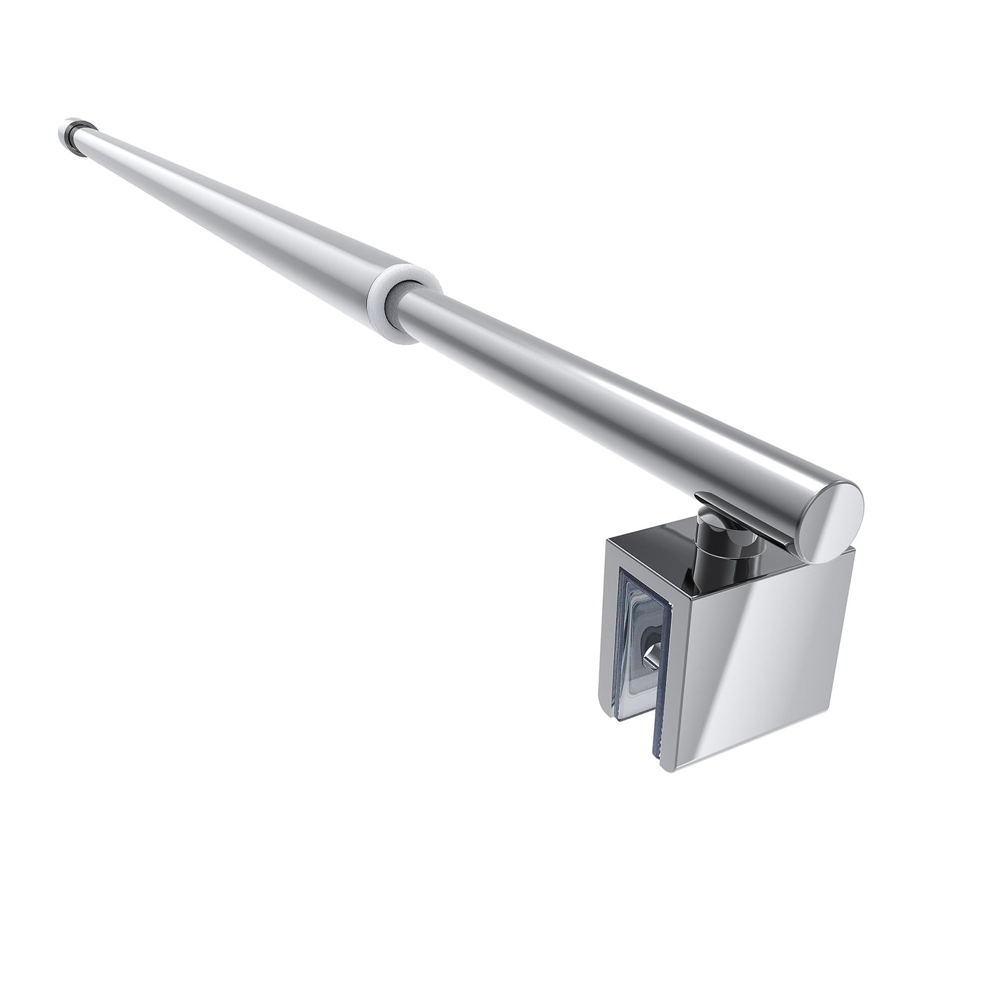 SVNR 70-120 cm dušas sienas stiprinājums, stabilizācijas stienis dušai 6-10 mm stiklam, nerūsējošā tērauda stienis, gaiši sudraba krāsā, apaļš