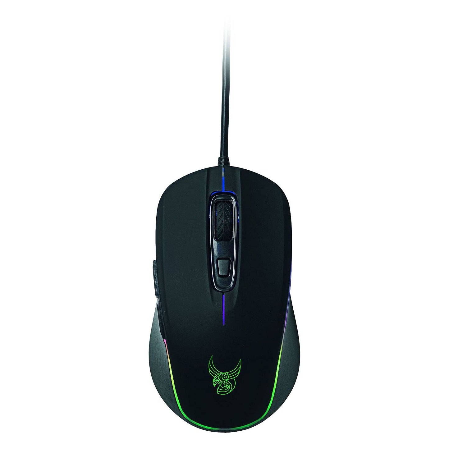 L33T Gaming E-Sports TYRFING - optiskā spēļu pele, 6 pogas, 10000 DPI, RGB apgaismojums, izturīgs ABS korpuss