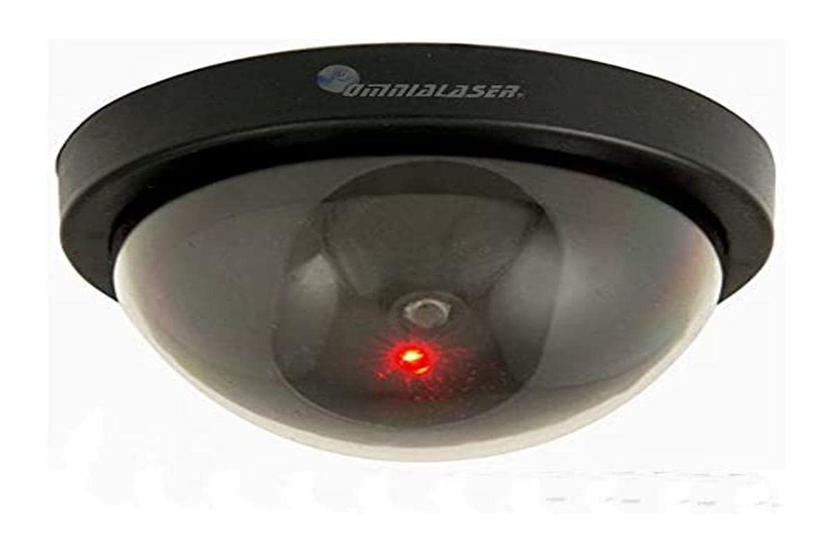 OmniaLaser ol-dummydome uzraudzības kameras makets ar 1 infrasarkano LED