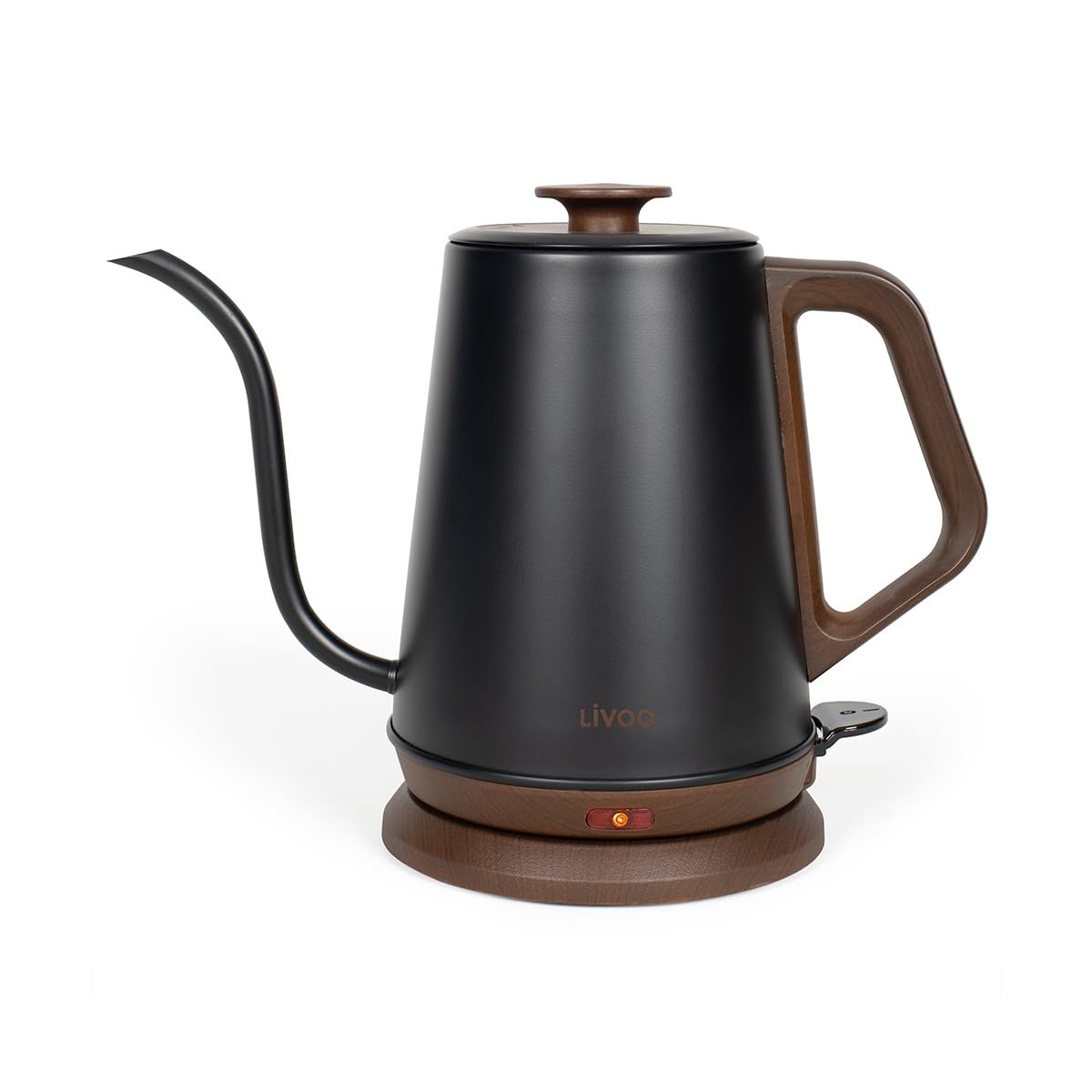 Livoo DOD206 - Compact electric kettle with stainless steel body and automatic shut-off feature.