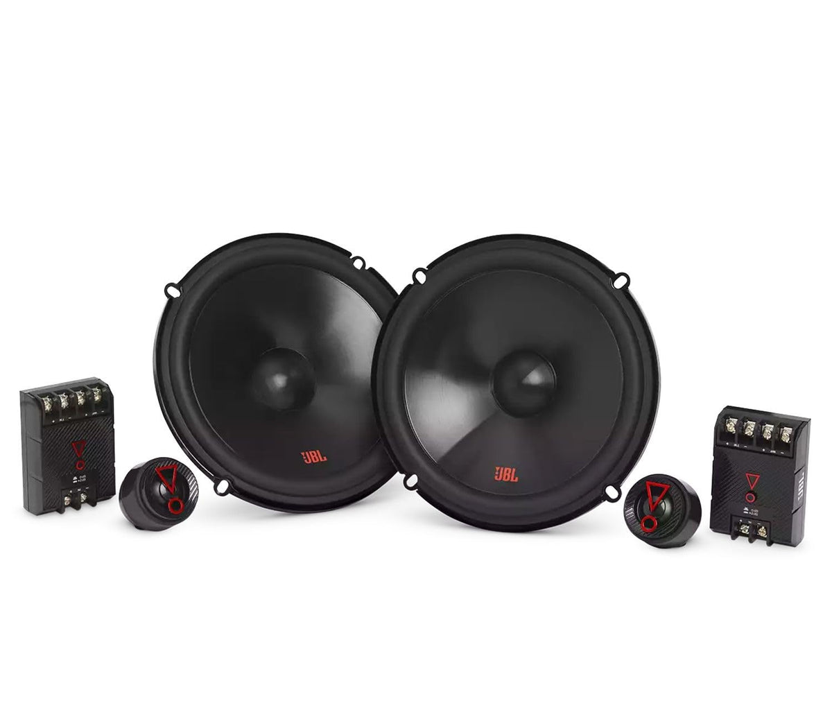 Auto skaļruņu komplekts JBL Stage3 607CF, 2 joslu komponentu skaņas sistēma, 250 Watt, 160mm 6,5 collu iebūvējami skaļruņi un augstfrekvences skaļruņi