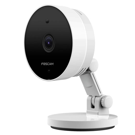 Foscam C5M 3K 5 MP divjoslas WLAN uzraudzības kamera ar nakts redzamību līdz 8 metriem, divvirzienu audio, trokšņu un kustības noteikšanu, H.264+/H.264 video saspiešanu