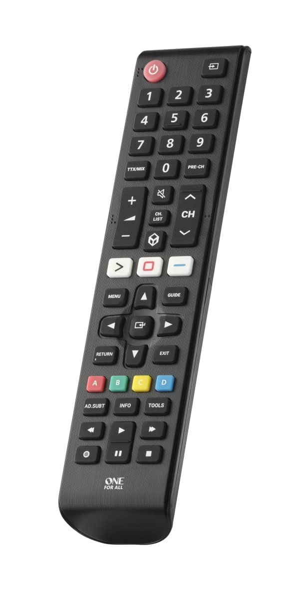 Viena visiem Samsung TV tālvadības pults - darbojas ar visiem Smart TV - ideālā TV rezerves tālvadības pults - URC4910