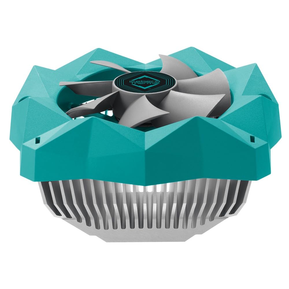 Iceberg Thermal IceFLOE T95 - Extruded aluminum cooler with 92mm PWM fan for efficient heat dissipation.