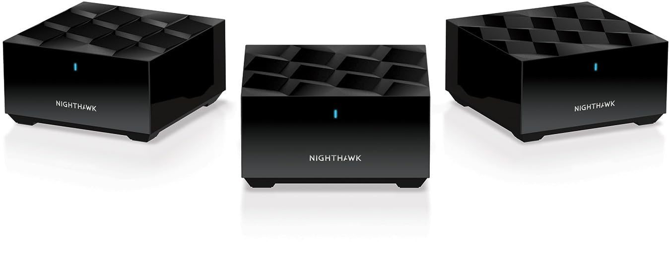 NETGEAR WiFi 6 Mesh (MK73S) | Divjos tīklos sistēma | Segums 400 m² | Ātrumi līdz 3 Gbit/s (AX3000)