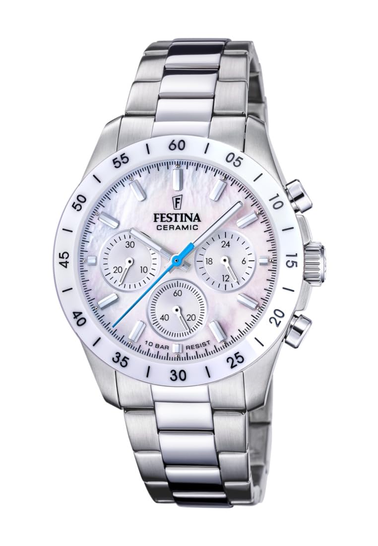 Festina Sporta pulkstenis F20693/1 - sporty design, chronograph function, durable stainless steel, water-resistant.