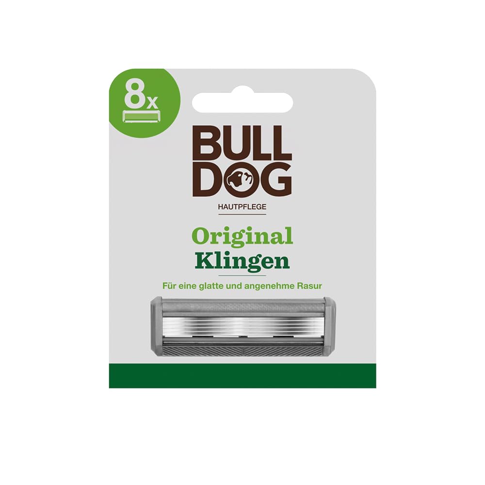 Skūšanās asmeņi vīriešiem BULLDOG Original, 5 asmeņi, 8 rezerves kasetes
