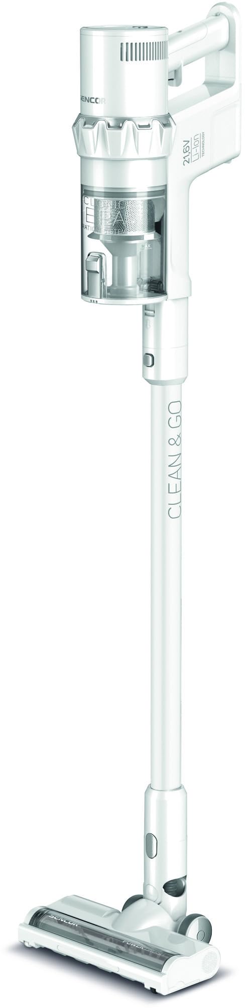 SENCOR putekļsūcējs SVC 7522WH - balts, 250 W, 0.5 litri, 80 decibeli, kompakts un jaudīgs putekļsūcējs.