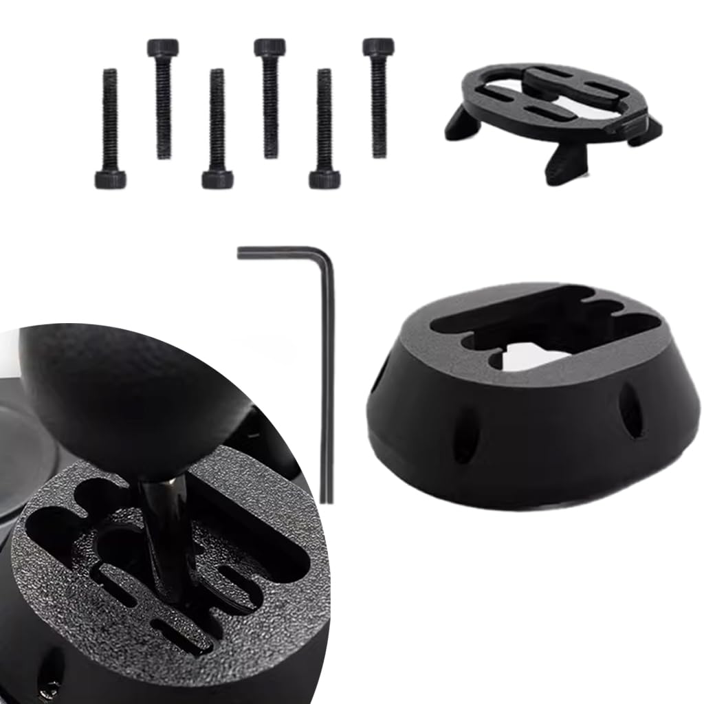 Benshuuk H Gear pārslēga slāpēšanas uzlabojuma komplekts Logitech G29 G27 G920 G923, slāpēšanas adapteris simulētām sacīkstēm (Black)