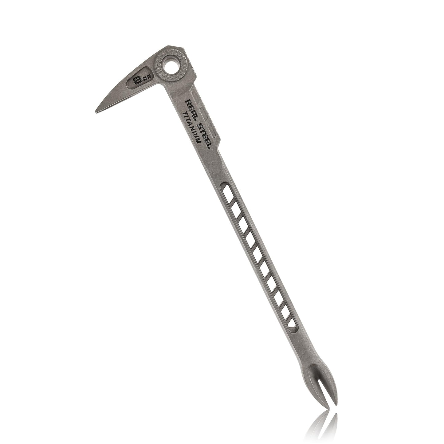 Titāna naglu vilcējs REAL STEEL 0694, divpusējs, kaķa ķepa, lauznis, 30,5 cm