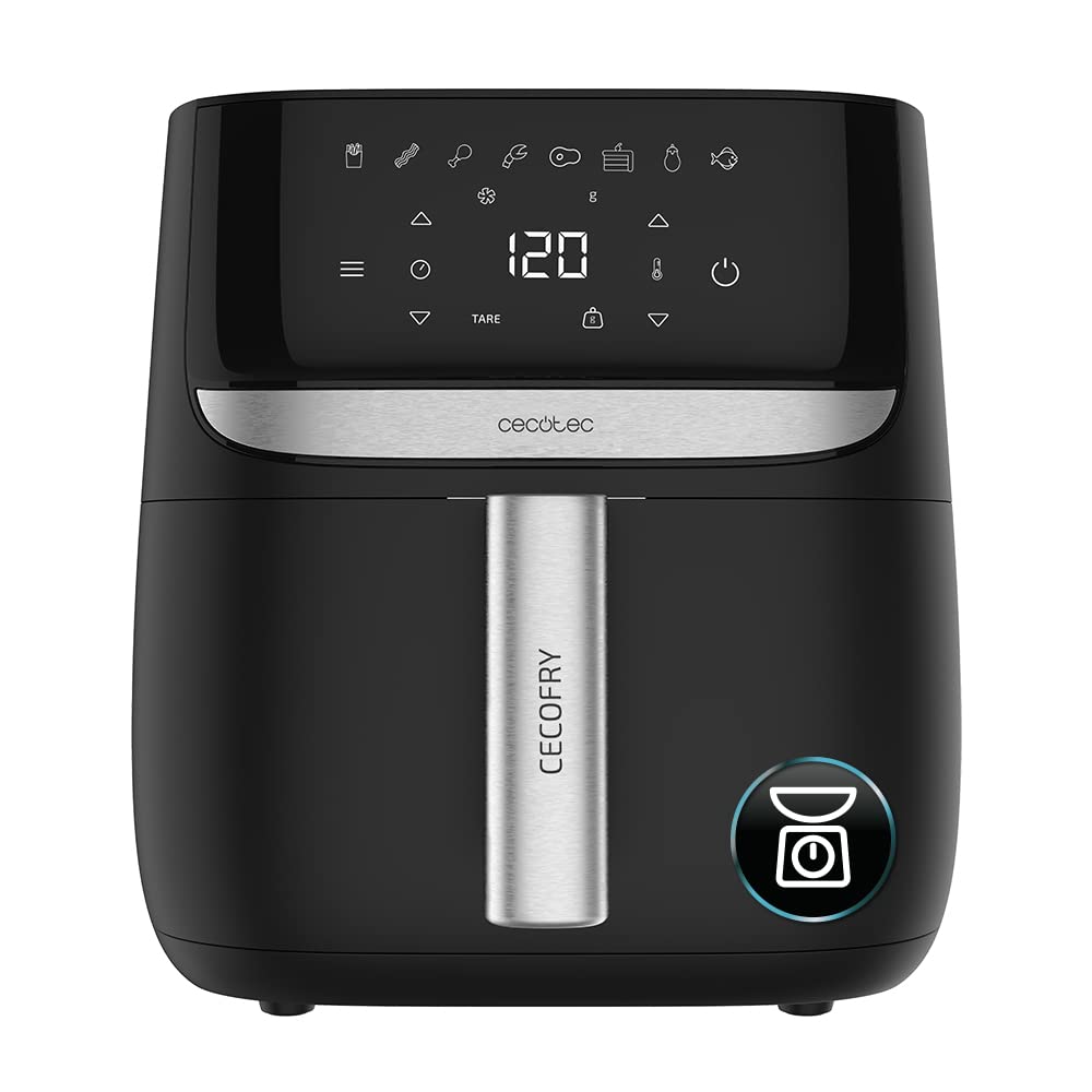 Cecotec Cecofry Advance Precision - 5.5L, 1700W, digital, oil-free air fryer with stainless steel, 8 preset modes, PerfectCook technology.