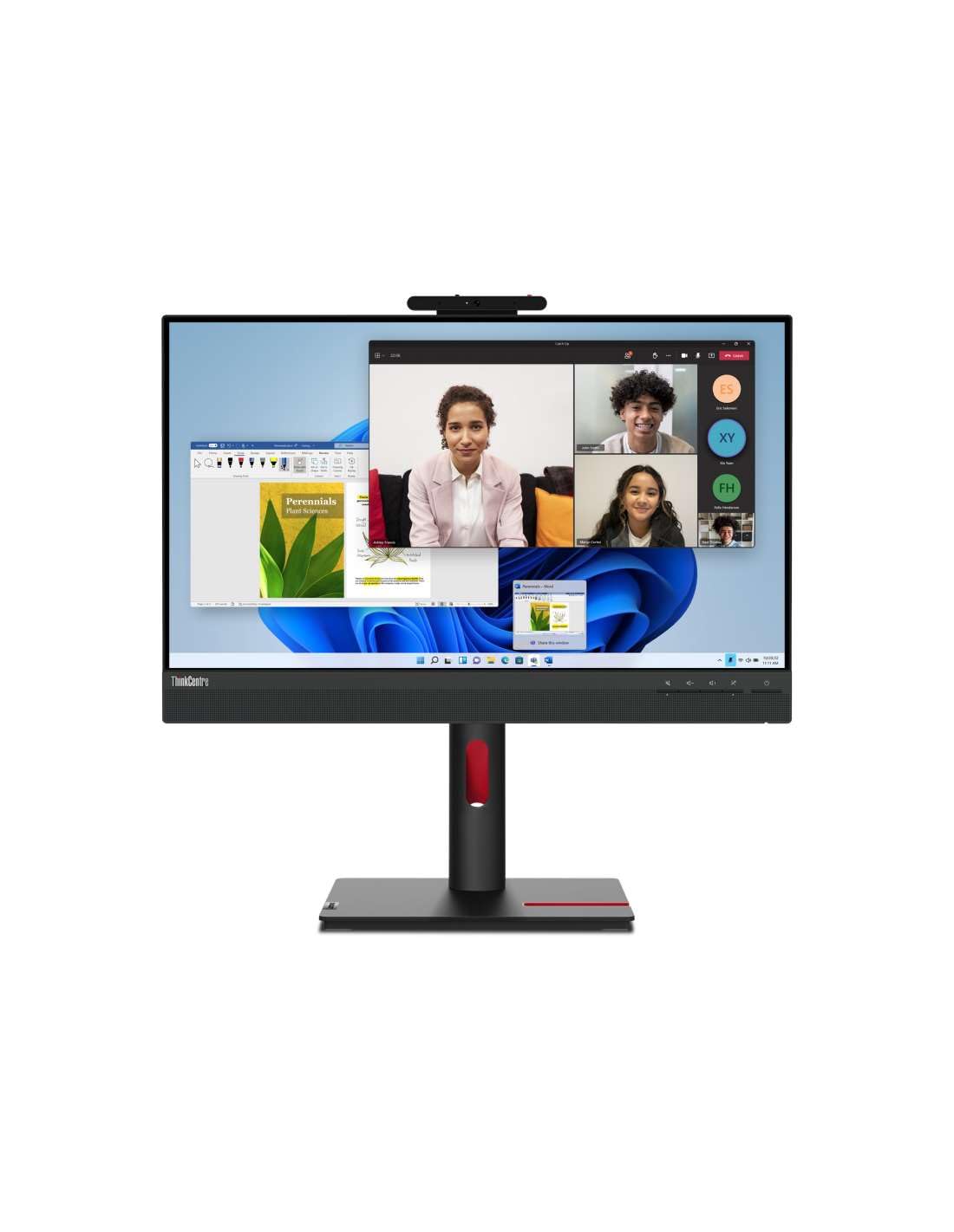 Lenovo ThinkCentre Tiny-in-One 24 Gen - 24-inch display, modular design, versatile connectivity, ideal for business use.
