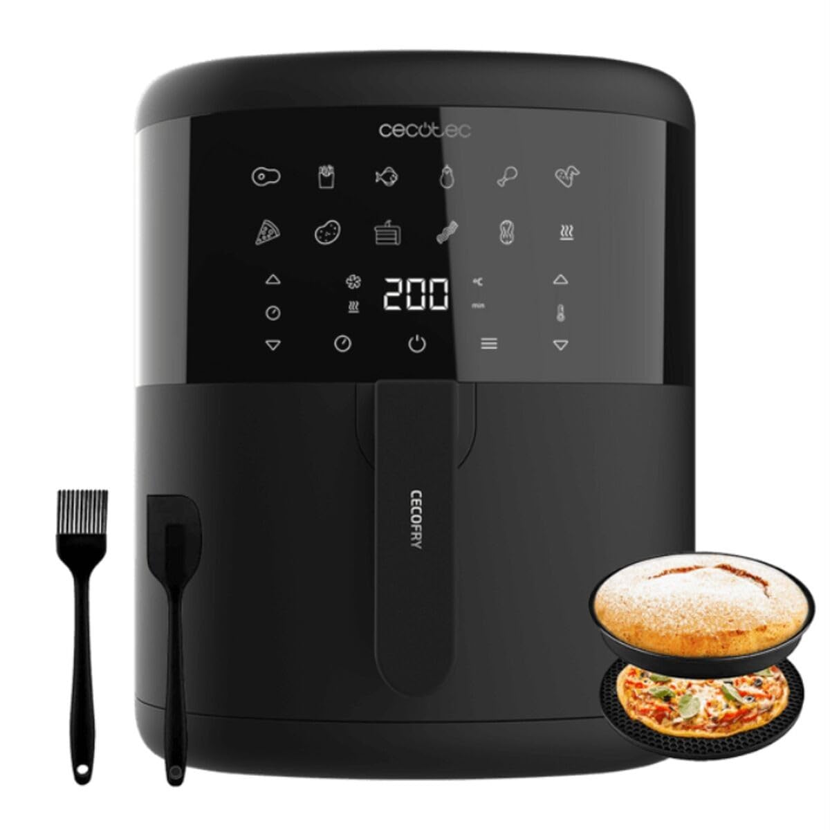 Cecotec Cecofry Bombastik 6000 - 6L air fryer, 1700W, PerfectCook technology, adjustable temp, touch control, 12 modes