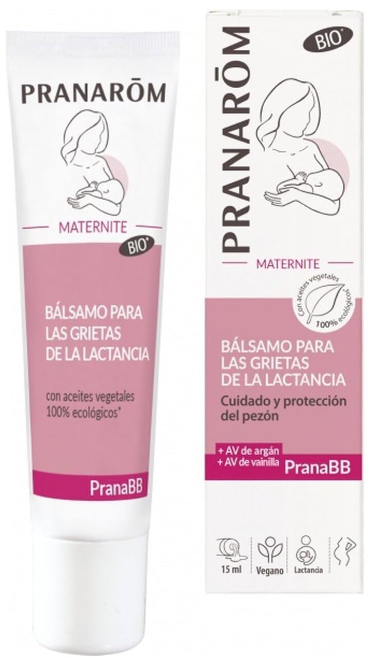 Krūtsgalu balzams zīdīšanai Pranarom PranaBB pret plaisām, BIO 15ml