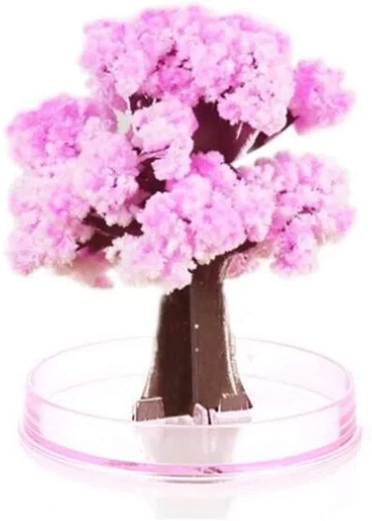 UKD maģiskais kristāla sakuras ķiršu ziedu Ziemassvētku koks, papīra bonsai
