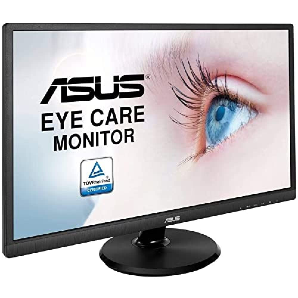 ASUS VA249HE - 24-inch Full HD monitor with IPS panel, ultra-slim design, and eye care technology.