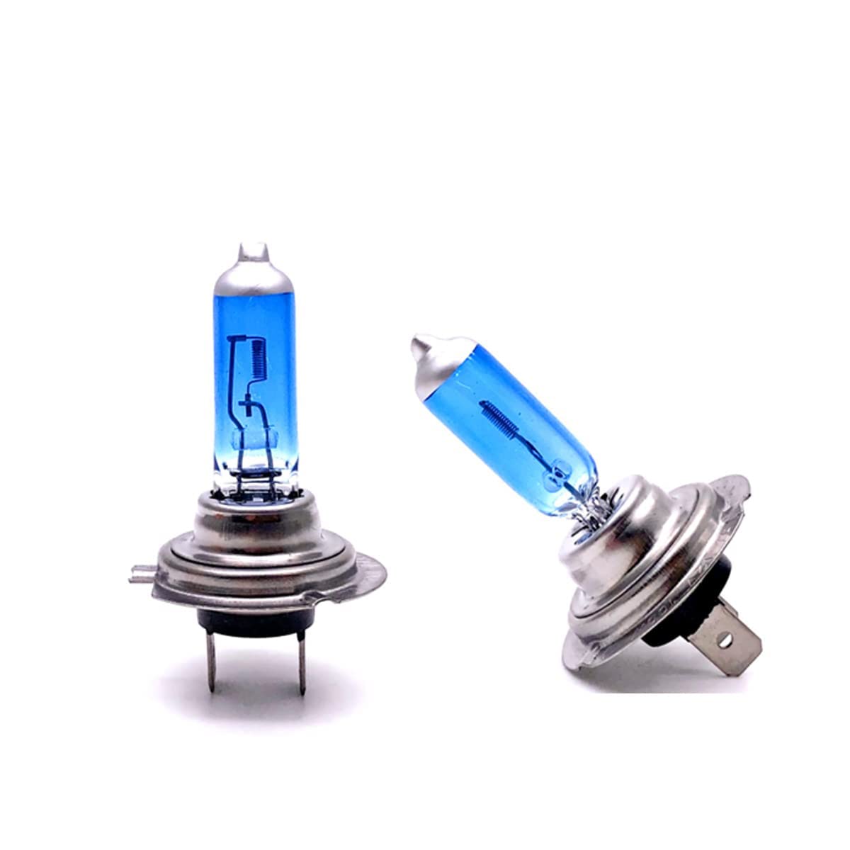 H7 halogēna spuldzes Etomvoop 2 gab. 6000K Xenon Gas, 12V 100W, ultra spilgti balta, miglas lukturiem un auto priekšējiem lukturiem