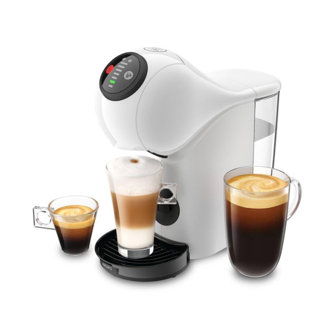Krups KP2431 Nescafé Dolce Gusto Genio S - White coffee machine with compact design and customizable drink options