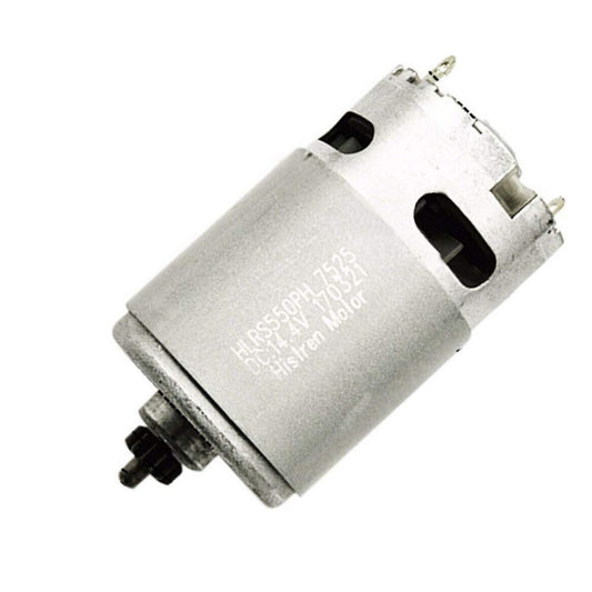 Bosch 13 zobratu motors 14,4 V - izturīgas rezerves daļas urbjmašīnai, metāla elektroinstrumentu piederumi, sudraba krāsā