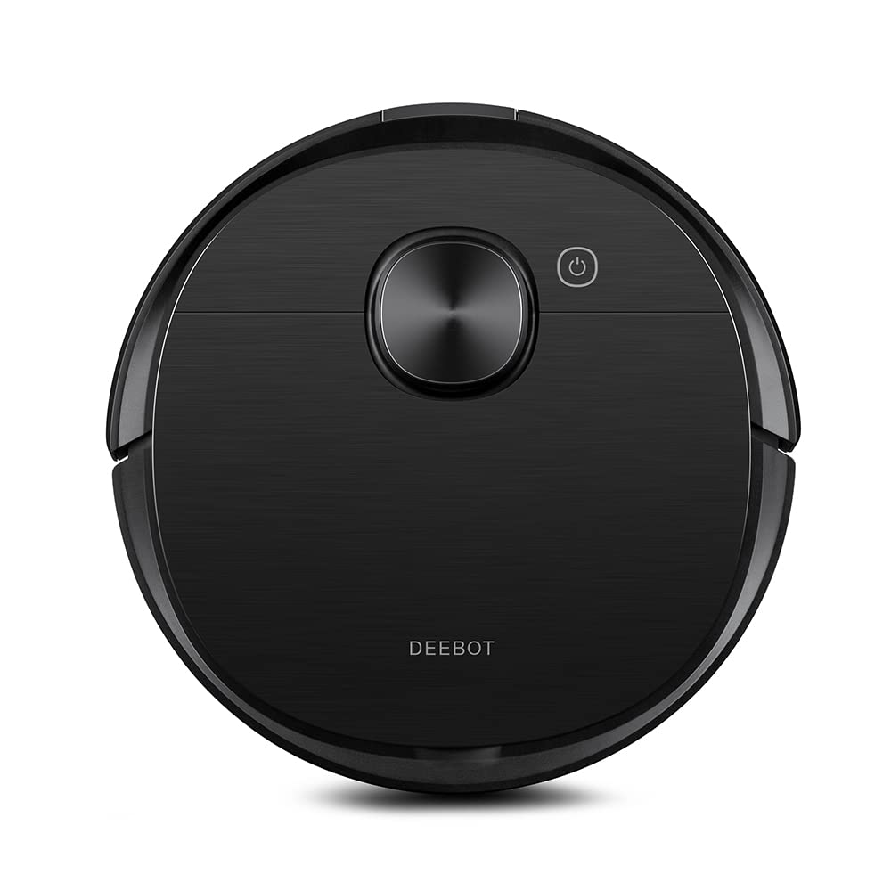 ECOVACS DEEBOT OZMO T8 AIVI - 2in1 tīrīšanas robots ar mazgāšanas funkciju, inteliģenta navigācija, Alexa, melns