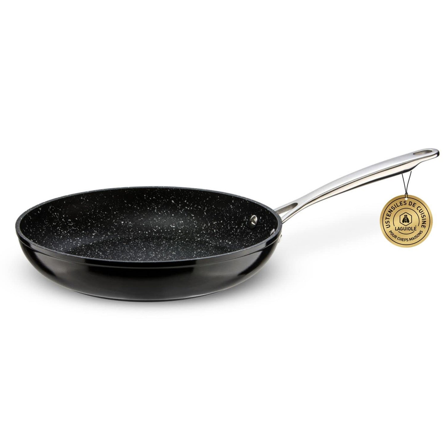 LAGUIOLE Cepamā panna 28 cm - melna, nelipīgs Greblon C2 pārklājums, piemērota indukcijas plītīm