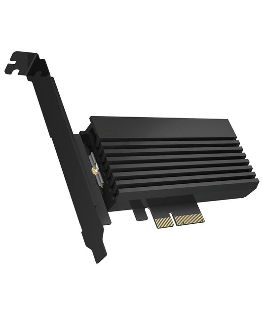ICY BOX PCI Express Karte - M.2 NVMe SSD PCIe 4.0 adapteris ar dzesētāju un LED apgaismojumu, M-Key, 2230-2280.