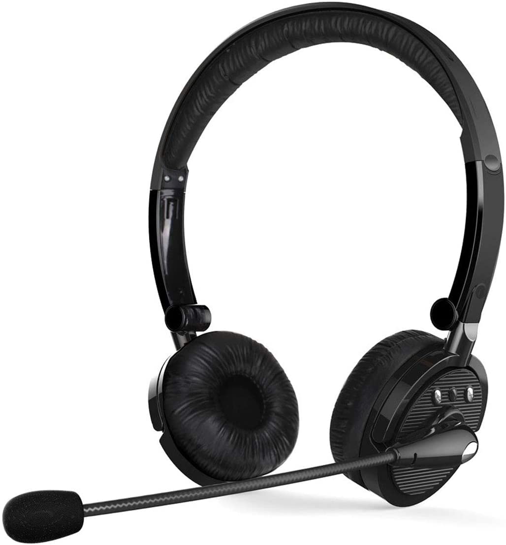 XBC Tech Bluetooth austiņas - bezvadu, ar mikrofonu, brīvroku ierīce, ideālas birojam un zvanu centriem.