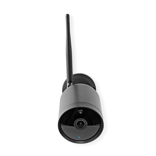 NEDIS SmartLife - Āra kamera - WLAN Inteliģentā kamera - Full HD - IP65 - ar kustību sensoru un nakts redzamību - Iekļauta SmartLife lietotne - Saderīga ar Android un IOS Melna 163 mm