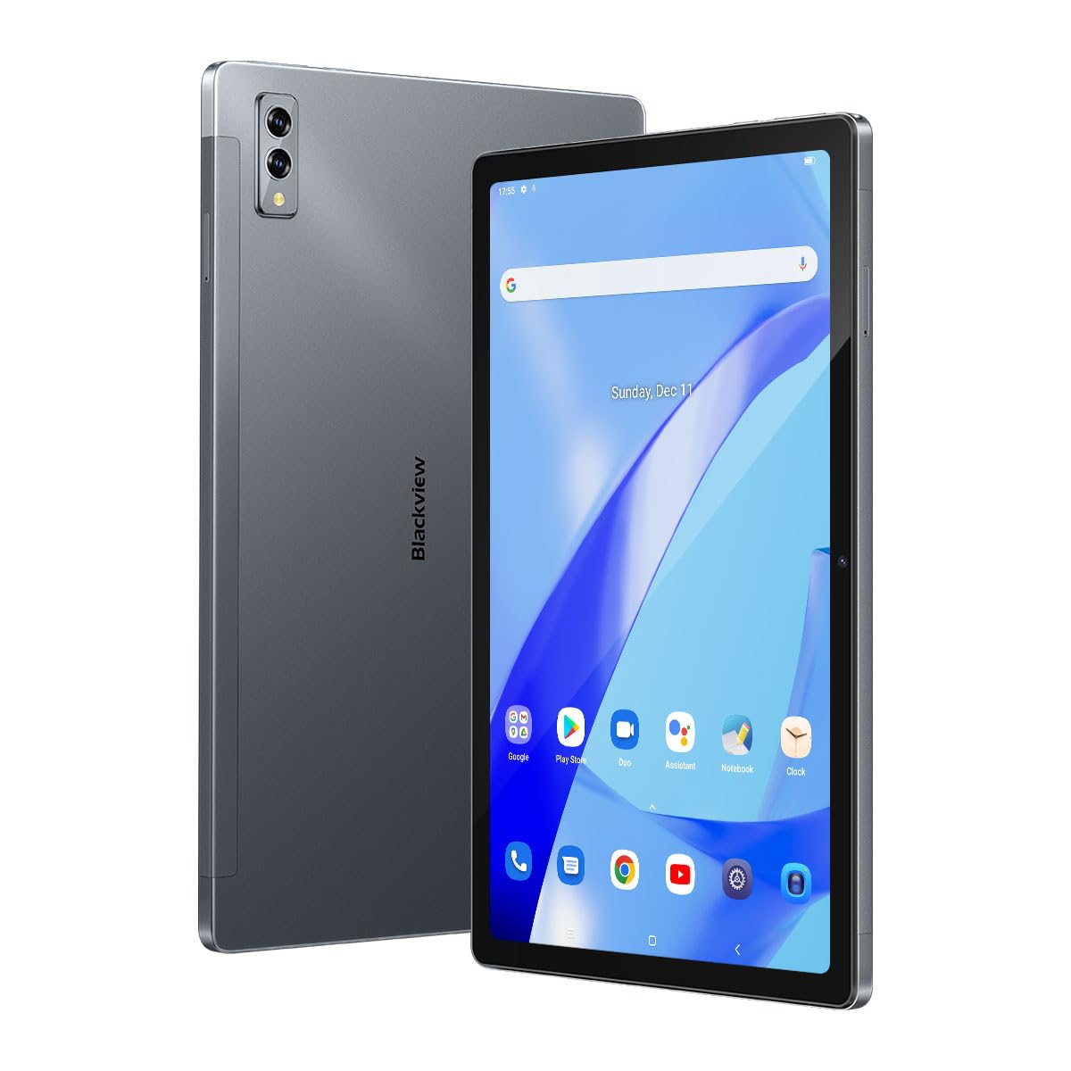 Blackview Tab 11 SE - Planšetdators ar skārienjūtīgu ekrānu - 10,36" Full HD displejs - 8 GB RAM + 128 GB ROM - 7680 mAh akumulators - 8 MP priekšējā kamera - 13 MP aizmugurējā kamera - Dual SIM – Pelēks